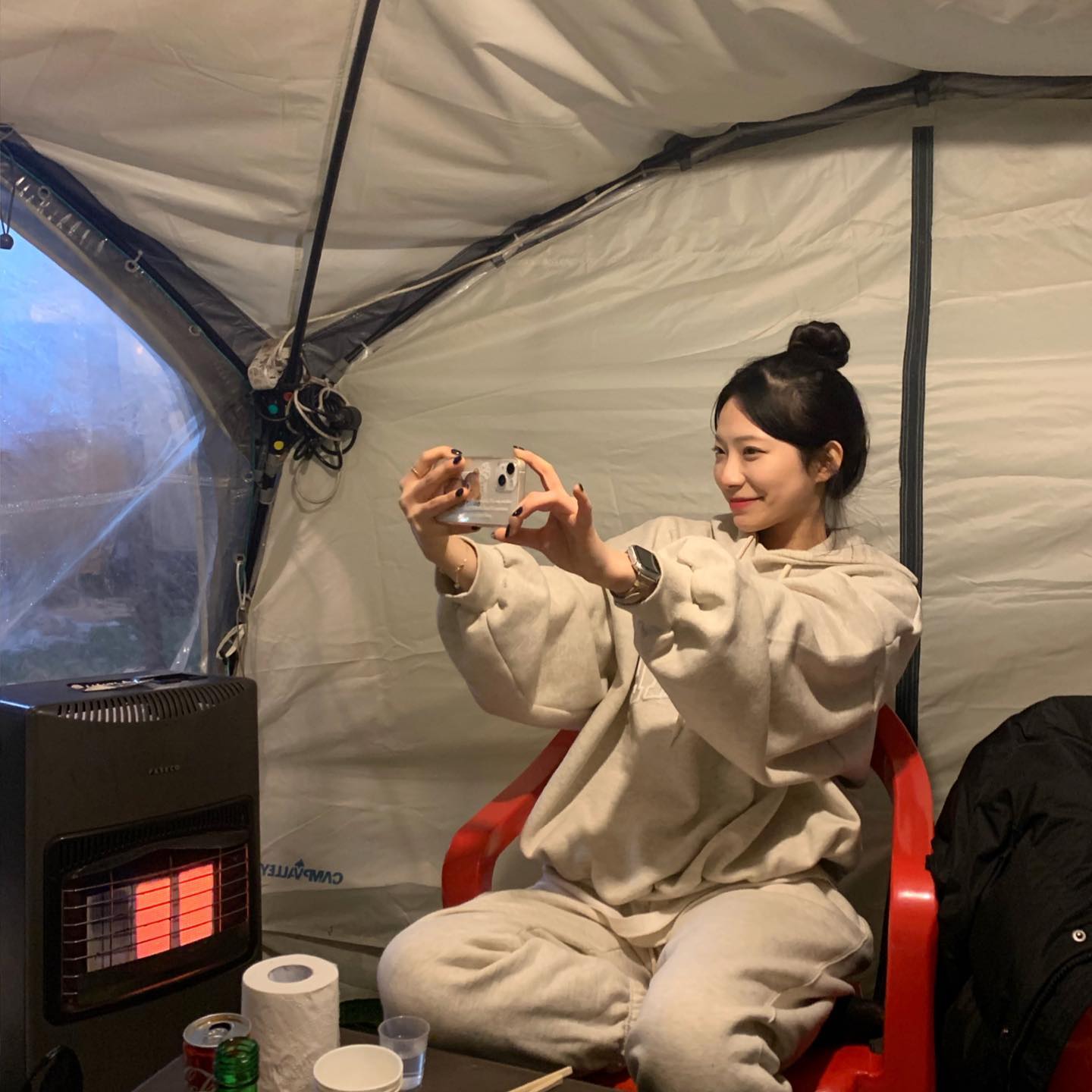 오랜만에 술