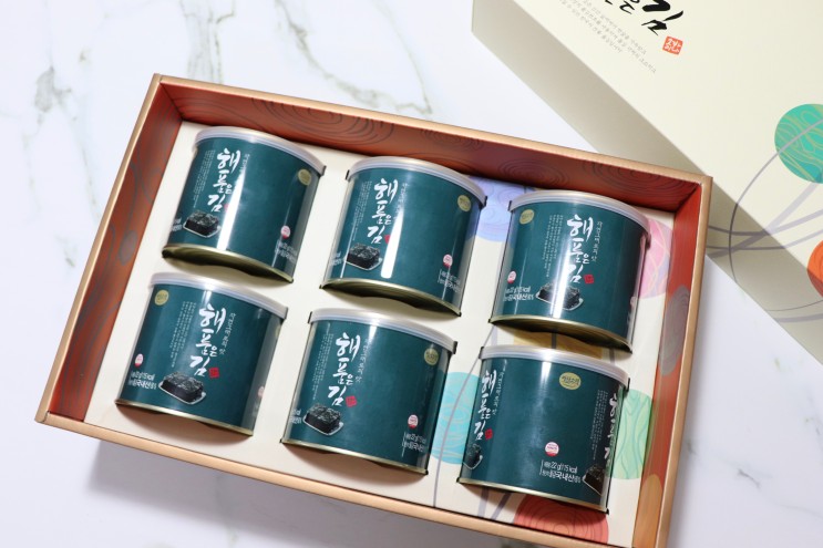 해품은김 선물세트 짜지않고 맛있는 곱창김선물세트