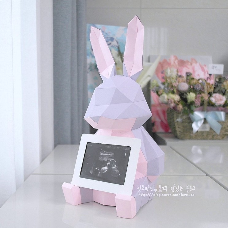 임산부 취미 태교생활 쌈크래프트 초음파액자 만들었어요♡