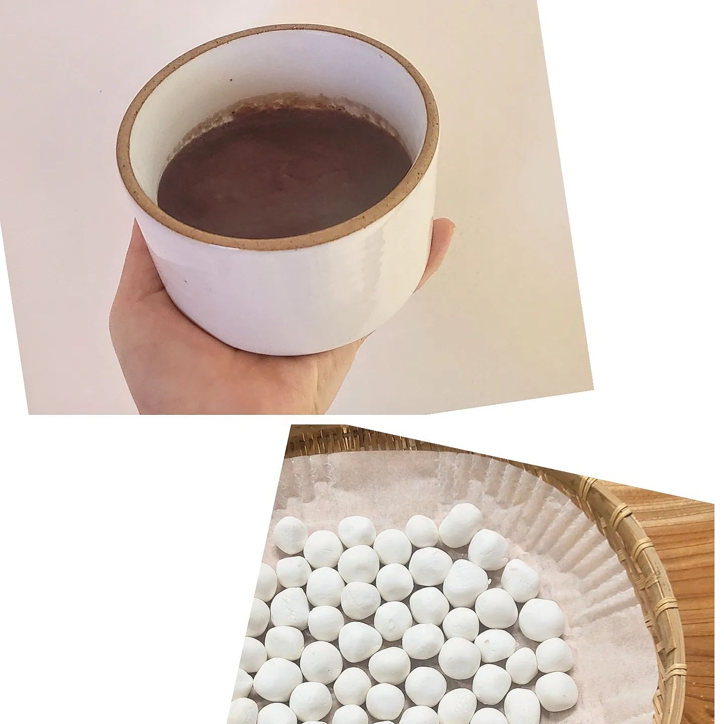 #동지 니까 새벽에 일어나 #팥죽 끓여 한그릇 정성스레 떠서 방마다 구석구석 돌았어요🙆🏻‍♀️
새알 돌돌 빚어 같이 먹으니까 꿀맛💛
내년에는 이하율이가 새알을 함께 빚길❤️