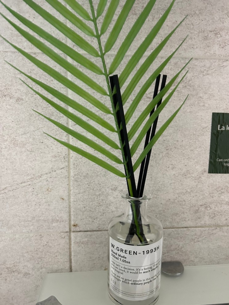 화장실디퓨저로 강추 ! 더블유그린 디퓨저💚 힐링가득