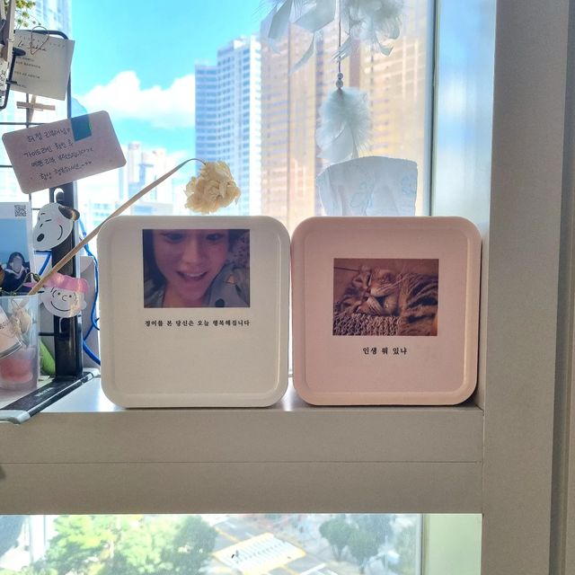 허락할 許 옥소리 玎 on Instagram: "#광고 ♥︎내맘대로 두루마리 휴지 케이스♥︎ 세상에 하나밖에 없는 선물을 하고 싶을 때 추천해요 어떤 사진이나 글이던 내 맘대로 제작 가능-! 집들이 선