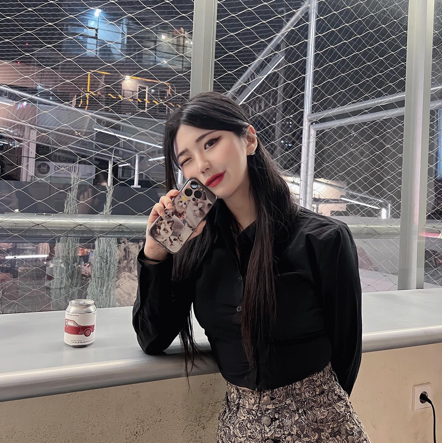 내 핸드폰도 기요미 냐옹이 옷 입혀주기😽