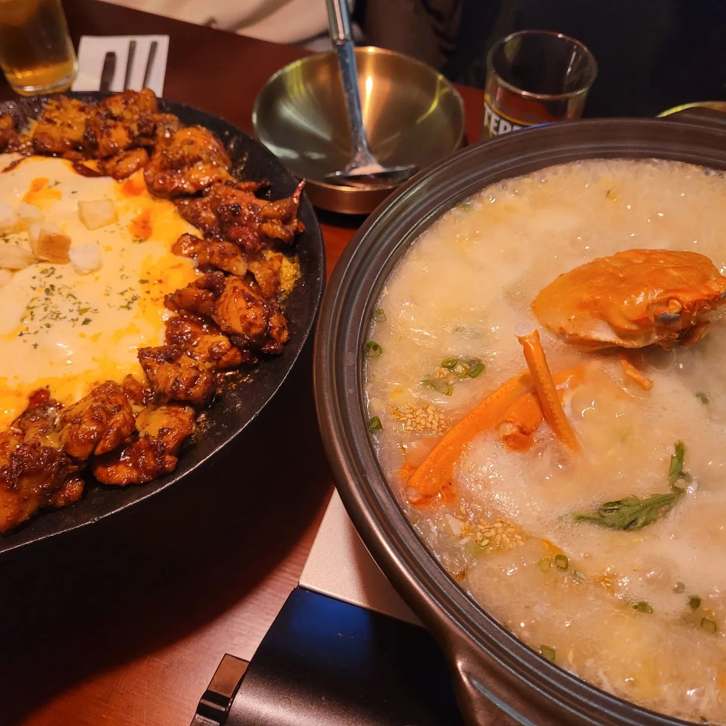 17. 강릉 홍제동 [호랭이술상]
🌽홍게가 들어간 계란탕이 별미에유
#호랭이술상 #치즈불닭 #통홍게살계란탕