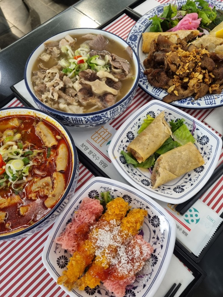 [땀땀] 천안 갤러리아 백화점 맛집 - 최초의 원조 곱창쌀국수가 유명한 베트남 요리 전문점