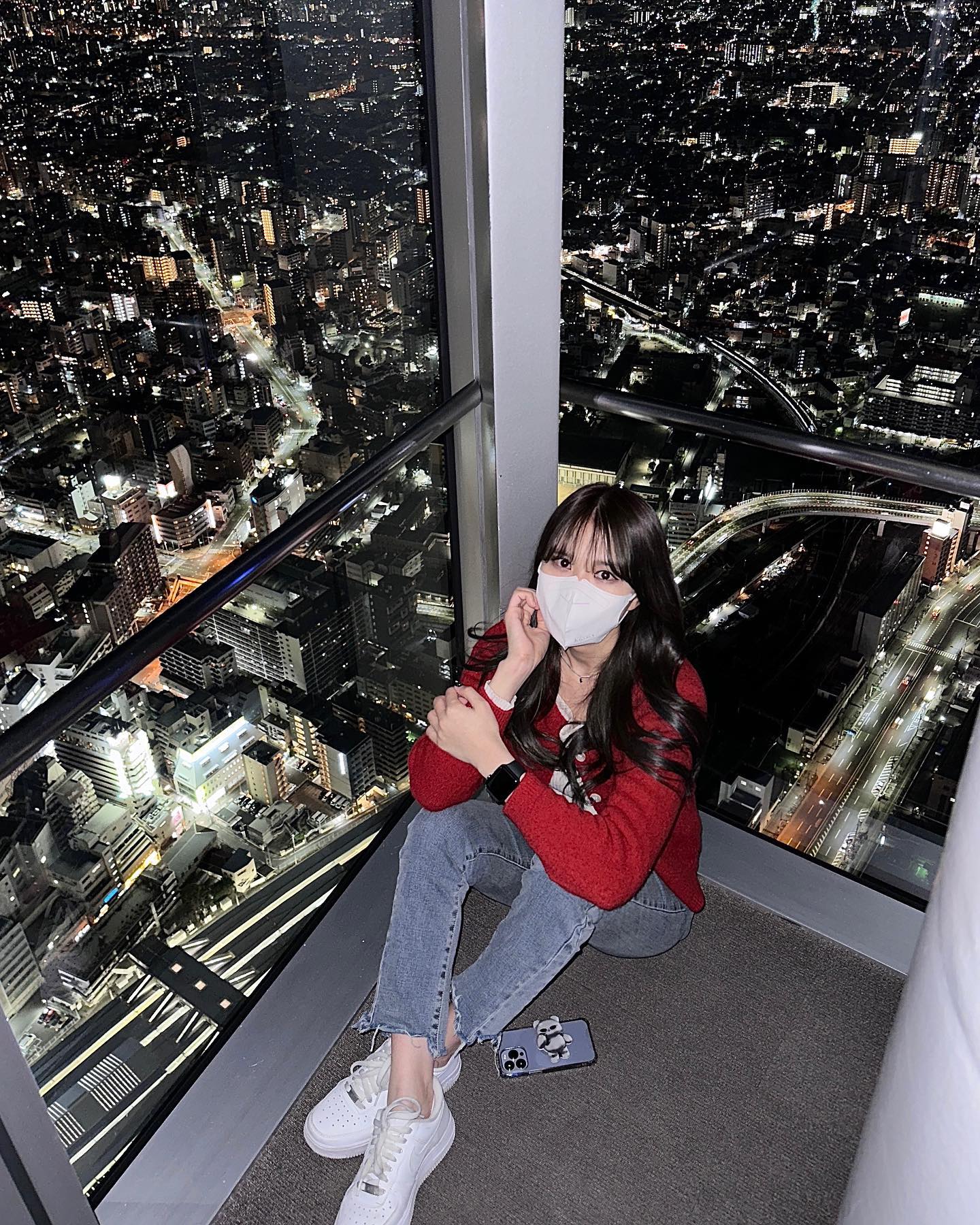 하루카스 야경으로 하루 마무리 🇯🇵🌃✨