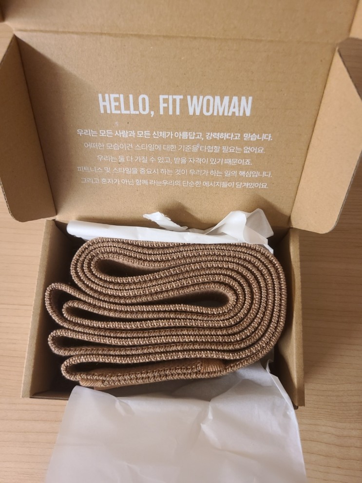 [리뷰 #52] 스트레칭, 필라테스, 요가용 밴드 추천 FitWoman 'FIT BODY BAND'