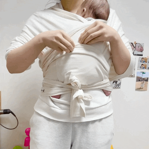 신생아부터 착용 가능한 꿀 육아템 아기띠 슬링 ; 코코루아기띠슬링