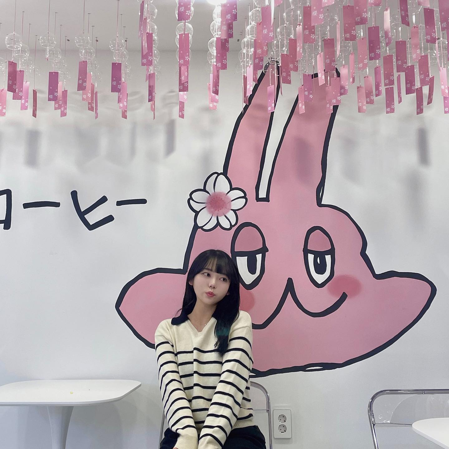 토끼 표정 따라하기• ̫• #큐케 프딩 맛집 🍮 .•♥