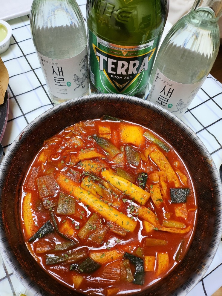 찰밀떡 떡볶이로 저녁메뉴 추천해용