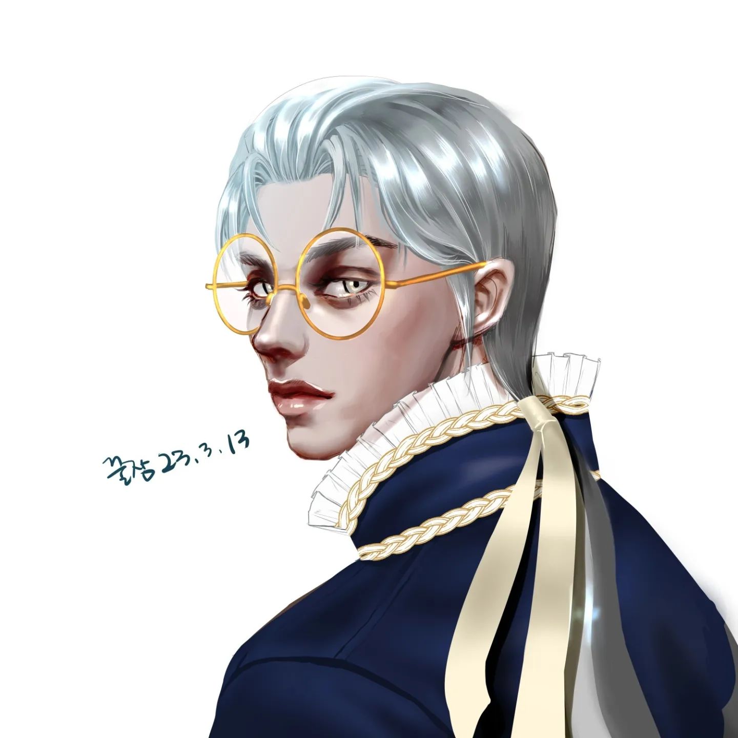 로판남주를 그려보자. 집사편
안경이 마음에 안들어서 지우고싶다...
#로판남주 #집사 #남캐그리기 #자캐
