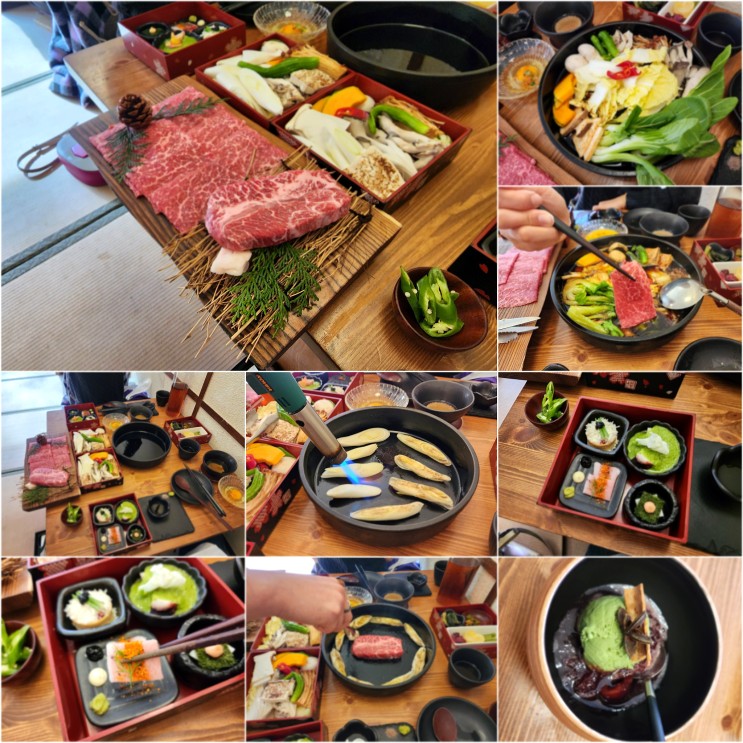 압구정로데오역 맛집 '온천집 스키야키' 일본 여행 온듯한 곳에서 스끼야끼 코스 요리(캐치테이블 예약)