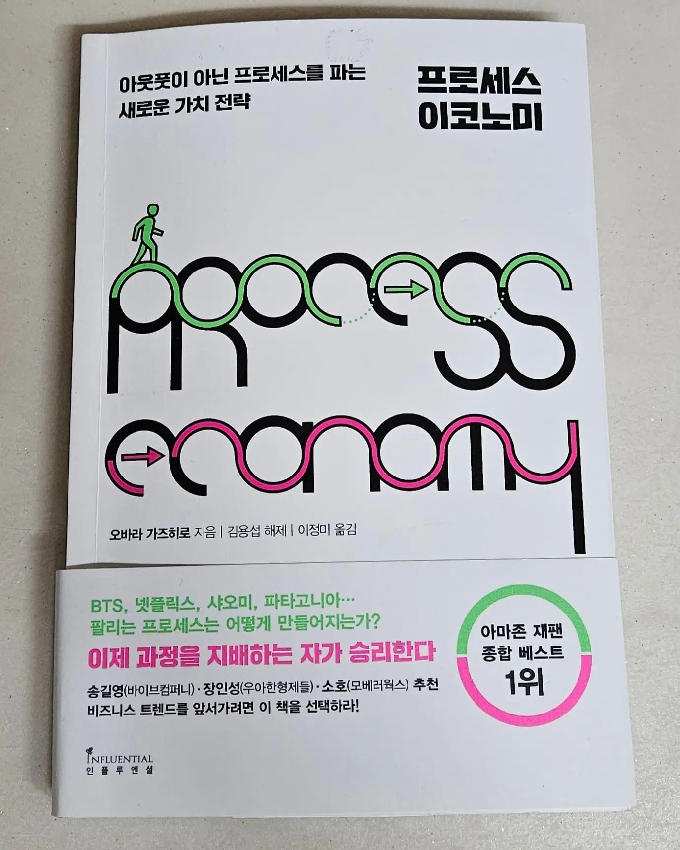 책 : 프로세스 이코노미
작가 : 오바라 가즈히로

★책 속한줄
미국의 심리학자 마틴 셀리그먼은 행복지려면 '성취, 쾌락, 긍정적인 인간관계, 의미, 몰입'이라는 다섯 가지 조건이 필요하다고 말했다. 

스토리가 있는 상품이라면 하나가 아니어도 상관없다. 오히려 다양할수록 상품의 가치가 높아진다. 

프로세스와 커뮤니티로 품질의 단점을 보완하고, 그 과정에서 참여자의 흥미를 유도하는 시스템을 만들어야 한다

요즘 소비자들은 물질적인 것보다는 정신적인 것, 필요보다는 의미가 있는 것에 가치를 느낀다고 말했다.

누구든 생각이 비슷한 사람과 있을 때 편안함을 느낀다. 

사람들이 자신의 정체성에 맞는 브랜드를 찾아다니는 이유 중 하나다.

모든 서비스는 내가 나답게 살기 위해 존재한다.

사회는 한 사람이 100보 전진하는 것보다 프로세스를 공유한 동료 100명이 한 보씩 전진해야 확실히 달라진다.

인간의 행동은 ' 감정적 사고'와 '논리적 사고'를 함께 씀으로써 결정된다. 

프로세스 이코노미를 움직이는 원동력 중 하나는 '이타심'이다. 

이타심은 인간이 행복해지는 핵심이라고 할 수 있다. 

사람은 본능적으로 타인과 프로세스를 공유하는 데서 행복을 느낀다. 

머리로는 이해했더라도 내면에 잠재된 인식을 바꾸지 않으면 실제로 활용하기까지는 많은 어려움이 따른다.

언제라도 중간에 방향을 바꿀 수 있음을 전제로 한 수정주의야말로 빠르게 변화하는 요즘 시대를 살아가는 데 적합한 방법이다. 

실패에 관대해지면 여러 차례 실패를 겪는 동안 새로운 사람을 만나고 생각지 못한 기회를 얻게 된다.

입소문이 만들어내는 연쇄 작용은 소셜 미디어 시대에 이르러서 더욱 극대화되었다. 

프로세스를 공개할 때는 내 안에 있는 "왜 why", 즉 이 일을 하는 이유와 철학, 그리고 가치관을 남김없이 드러내야 한다. 

프로세스 이코노미를 실천할 때 필요한 요소인 '무엇·어떻게·왜'는 전통문화르 이어오는 장인들의 '정신력, 기술, 체력'을 가리키는 말인 '심기체 心技體'와도 맞닿는다.

자신이 세상을 바꿀 수 있다고 믿는 미친 사람만이 실제로 세상을 바꿀 수 있다는 사실을 말입니다. 

프로레스 이코노미에서 가장 중요한 부분은 '왜'를 어떻게 전달하느냐다.

소소하더라도 의미 있는 일을 하는 사람이 이긴다.

프로세스 이코노미에서는 '공감'이 매우 중요한 요소인 만큼 구체적으로 어떤 종류의 공감을 사람들에게 줄 수 있는지 고민할 필요가 있다.

수단과 목적 사이에서 자칫 균형을 잃었다가는 지옥같은 유혹의 길로 들어설 수 있다. 

폐쇄된 세계 안에서 뭐든 내 마음대로 할 수 있다는 착각에 사로잡히면 더 이상 객관성을 유지하기 어렵다.

항상 스스로 묻고 되돌아보는 시간이 무엇보다 중요하다.

잘하는 일을 행복하게 하다 보면 그 일은 결국 이타적인 가치와 맞닿는다.

현대 사회에서 공감은 점점 중요한 능력이 되어 간다.

비즈니스에서는 자본의 힘, 인재의 힘이 중요하다.

자본과 인재의 힘을 능가하는 것은 바로 고객의 욕망이 만들어내는 힘이다. 

#프로세스 #프로세스이코노미
#책 #책스타그램 #책추천