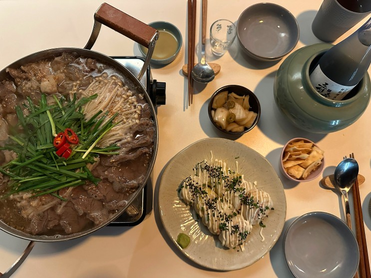 [서울/성수 맛집] 한음 : 뚝섬역 맛집 스지전골 안주가 맛있는 성수 한식주점