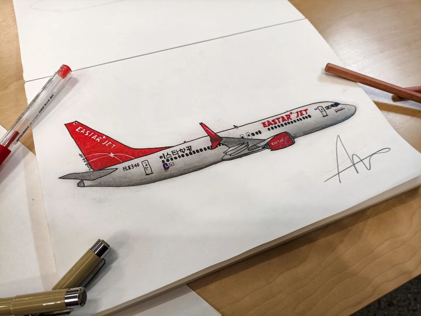 Eastar jet B737-8
-------------------------------------------------------------------
이스타항공의 재운항을 기념하여 그려봤습니다:)
작업기간 | 약 2주
-----------------------------‐-------------------------------------
#이스타항공 #이스타모먼트 #이스타 #EastarJet #B737 #B738 #B737MAX #B737Lovers #Boeing #BoeingLovers #그림 #그림러 #뉴비 #Drawing #비행기 #Airplane #취미 #Hobby #항공덕후 #항덕 #덕후 #aviation #aviationlovers #aviationdrawing #airplanedrawing #avgeek #airplanelovers #aviationgeek