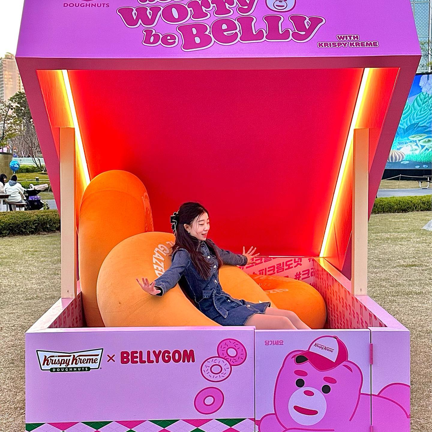 #크크벨리곰 #크리스피크림도넛 #벨리곰 #벨리곰도너츠 #벨리곰도넛 #잠실롯데월드 #롯타