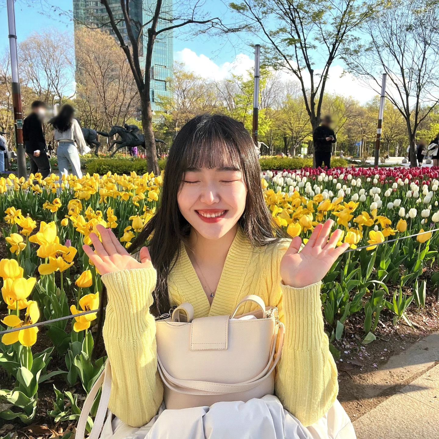 튤립 꽃이 피었습니다💛🌷⚘️