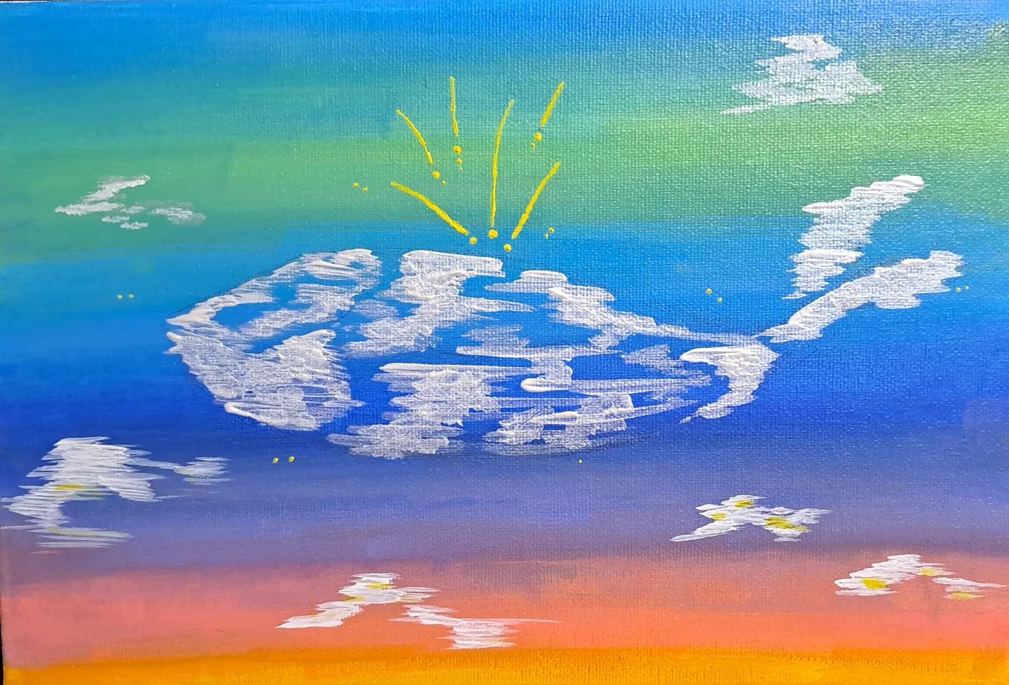 🖌하늘 고래

#그림  #취미  #취미미술  #하늘고래  #구름고래  #04