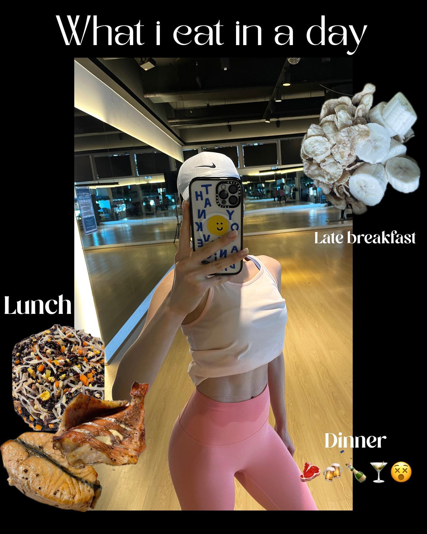 #whatieatinaday

오늘은 저녁 술약속이 있어서
오전 공복 천국의계단 1시간 레벨7으로 뿌시구 하루 식단 💓

오늘의 식단:
💓운동 후 프로틴쉨
💓늦은 아침: 시리얼 400g 빠나나 하나
💓늦은 점심: tab_s.m 남표니가 만들어준 소고기 보끔밥, 연어스테이크, 생선
💓저녁 (예정): 소고기 & 술