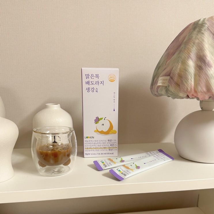 부모님 건강 선물 | 루킨 맑은목 배도라지 생강 스틱 | 어린이집 선물