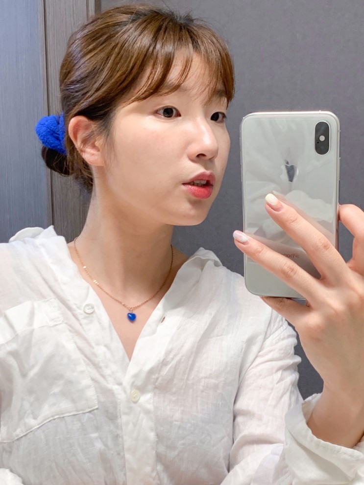파란 바다가 그대로, 미아프 14K 블루 아게이트 팬던트