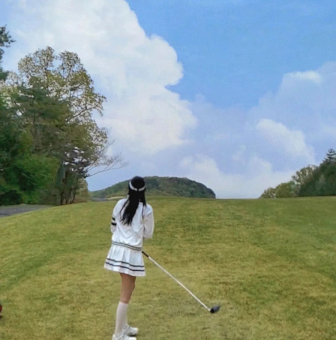 4월 안정기 맞이 라운딩⛳️ 
#임산부골프 #썬밸리cc #봄라운딩 #푸릇해지고있는잔디❤️