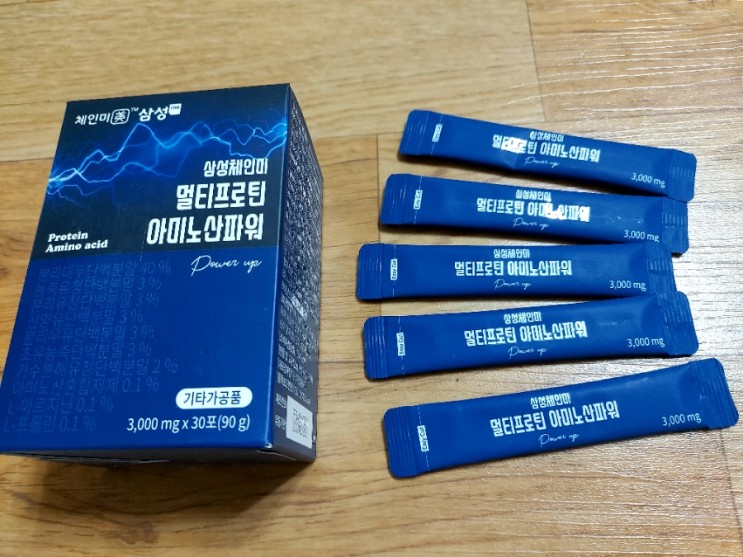 멀티프로틴 체인미 멀티프로틴 아미노산파워 비린맛없이 다양한 단백질보충하기 좋네