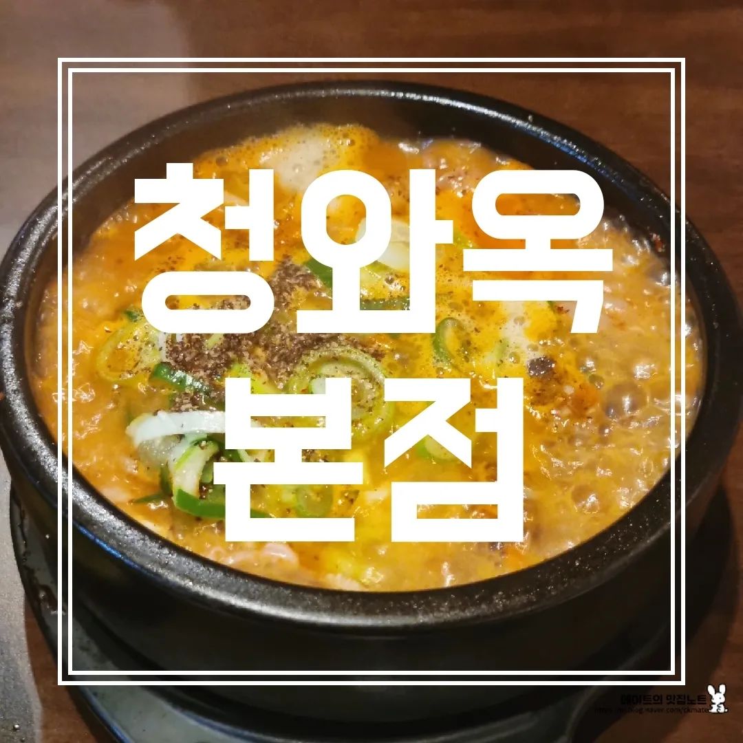 [청와옥 본점] IN 방이/한성백제

보글보글 얼큰담백한 순대국 먹고 싶다면? 청와옥 본점으로! 🍚

①신선한 국내산 식재료를 사용하여 소홀함이 없도록!
②애니워터로 정수한 깨끗하고 건강한 물을 이용해 육수를 만듦!
③단 한 그릇의 순대국을 위해 8시간 끓이고 6시간 숙성!
④특허 세척기 사용으로 철저하고 꼼꼼하게 위생을 관리!

순대국과 순대, 육회까지 풀코스로 먹을 수 있는 정갈한 순대국밥집!

편백정식을 시키면, 순대국 + 순대 + 수육을 모두 즐길 수 있어요:) 
마지막 누룽지까지 완벽하게 마무리!

✔️편백정식에 솥밥 변경 추천!

🤑청와옥 편백정식 + 솥밥 변경 16000원, 육회 국내산 小 9900원

#청와옥
#청와옥본점
#방이맛집
#한성백제역맛집
#순대국

(더 꼼꼼한 리뷰는 프로필 링크_블로그에서 10장을 참고해주세요!)