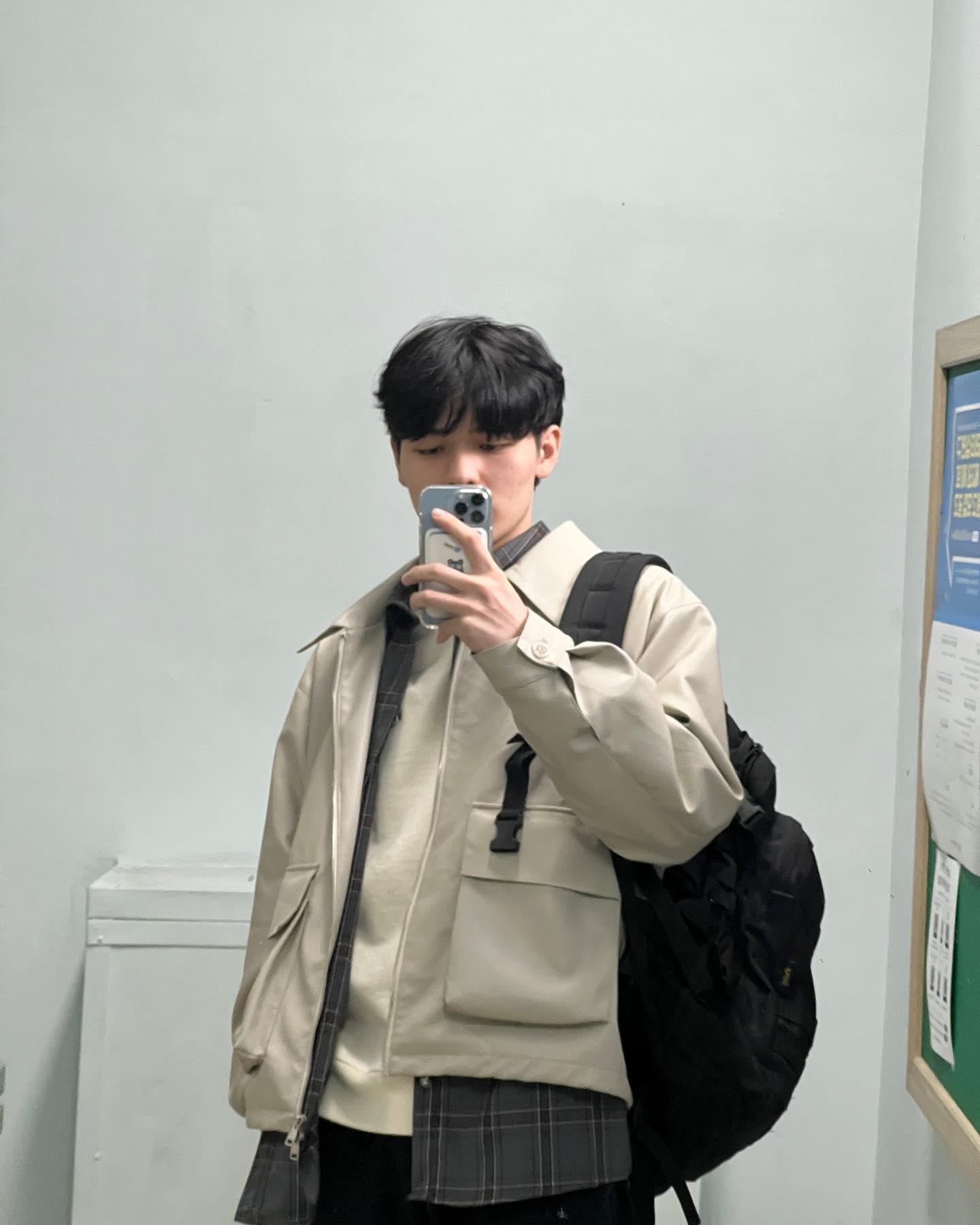 오랜만에 적금 거울샷