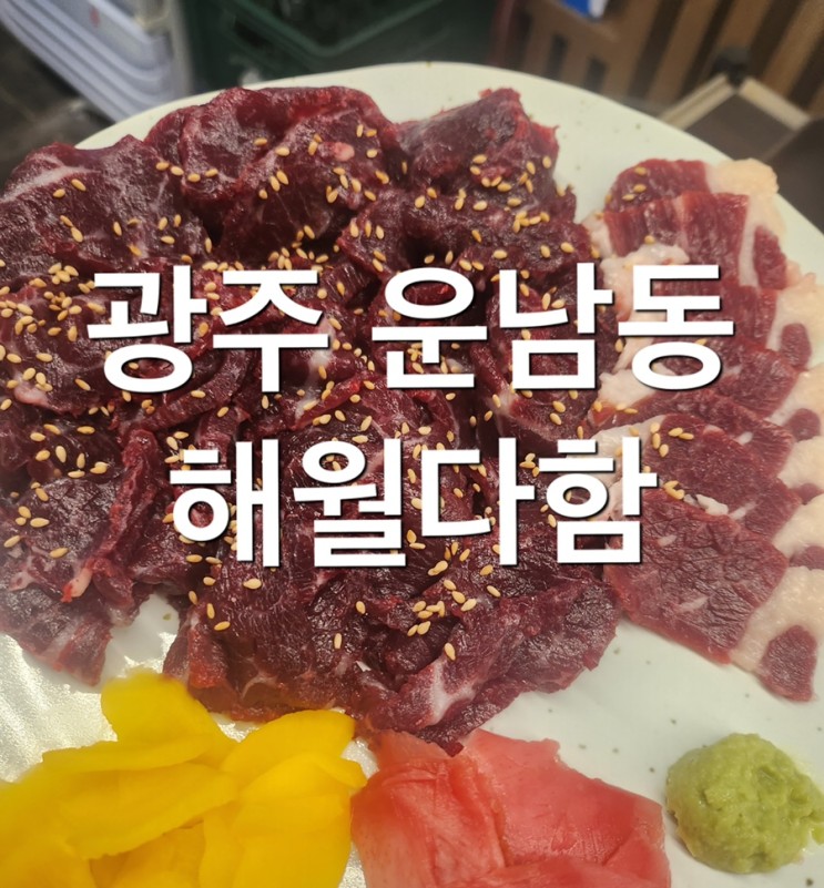 광주운남동맛집 해월다함/서이추환영