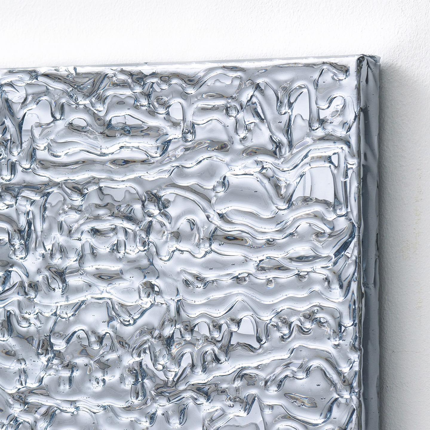 Self-referential Film #19 (Melting), 2023, resin on PVC film, 27.3 x 34.8 cm