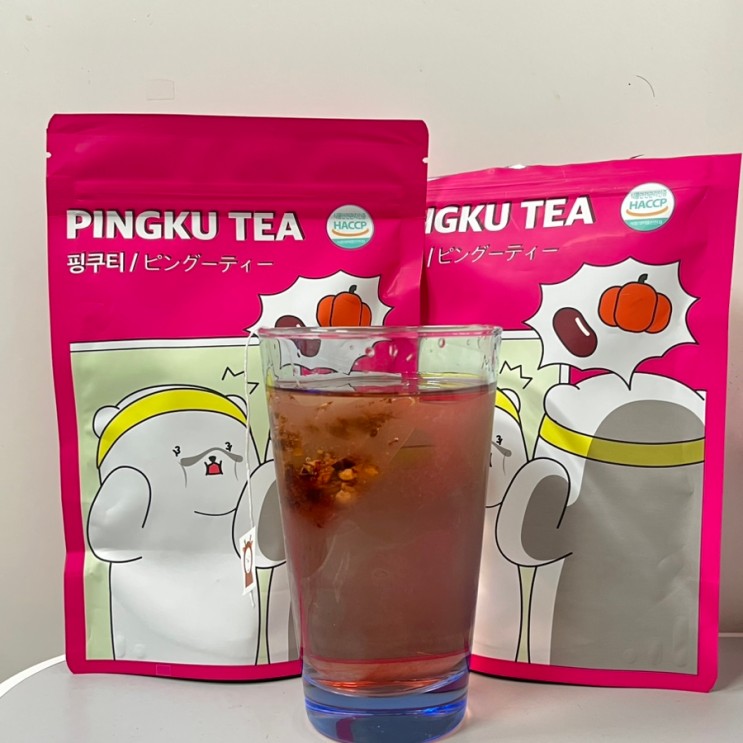 붓기제거차 핑쿠티 호박팥차 맛있는 붓기관리차
