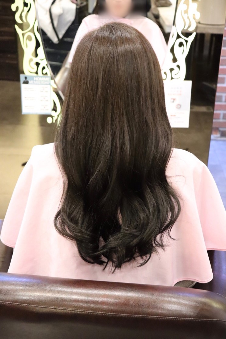 화미주해운대점 수석현채 매트브라운 톤다운염색