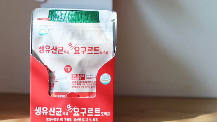 장까지 살아서 가는 씹어 먹는 유산균 요구르트 캔디