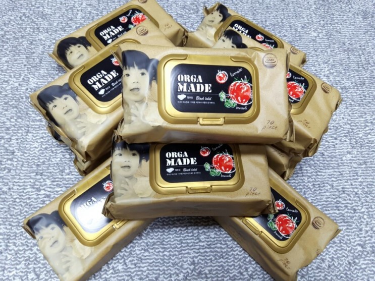 아기물티슈로 올가메이드 블랙라벨 캡형 추천해용^^