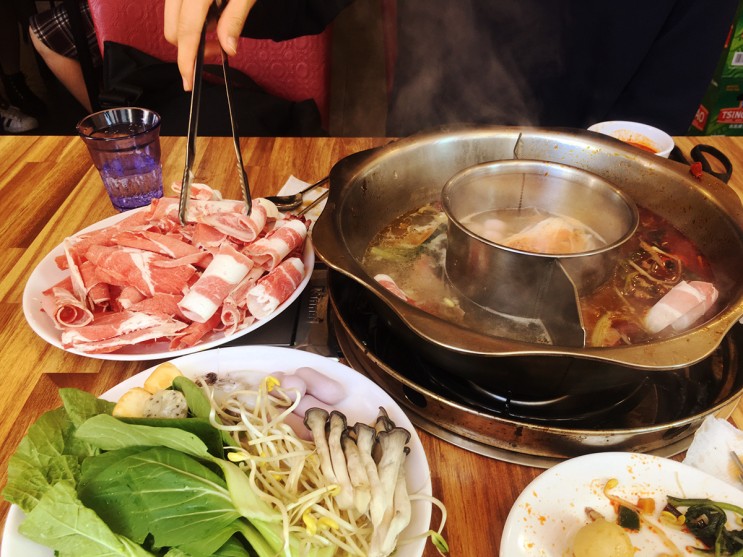 건대훠궈맛집 '복만루'에서 샤브샤브 무한리필!