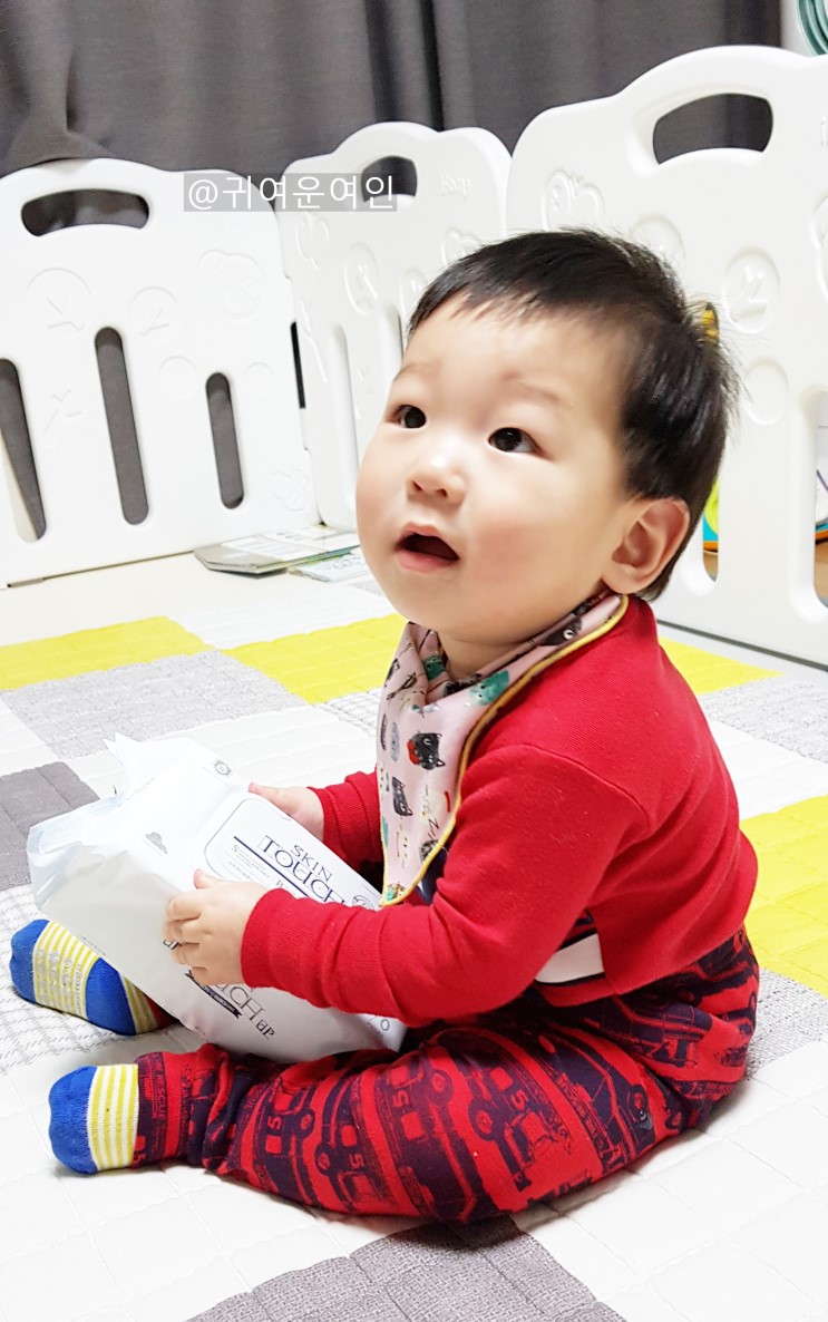 아기물티슈 스킨터치 하나면 안심!