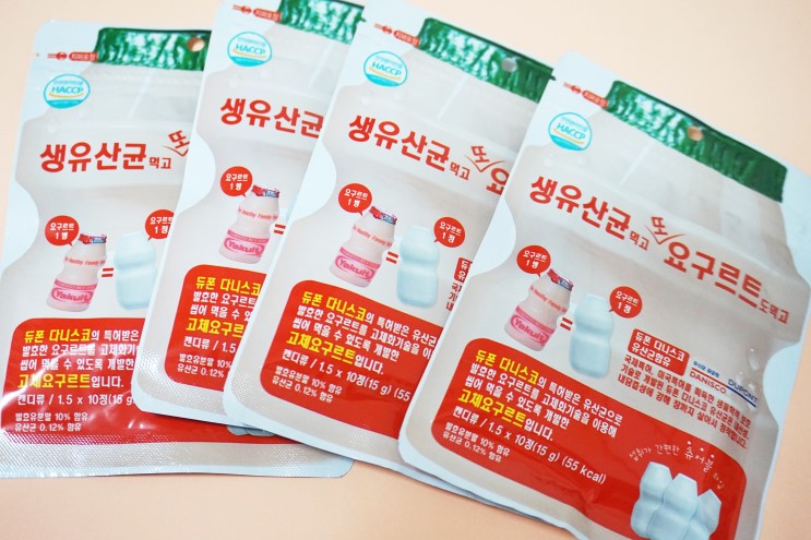 먹고또먹고 생유산균 요구르트 : 츄어블 유산균, 간편하게 섭취하자~
