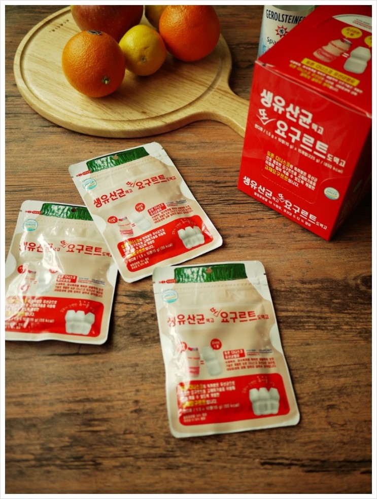 요구르트맛 생유산균 츄어블 캔디