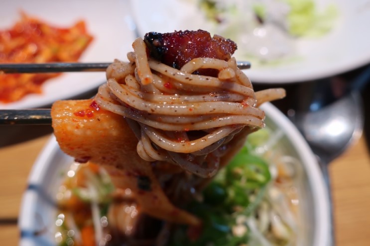 당산역 회식장소로 유명한 맛집, 박명도 봉평메밀막국수 한우정