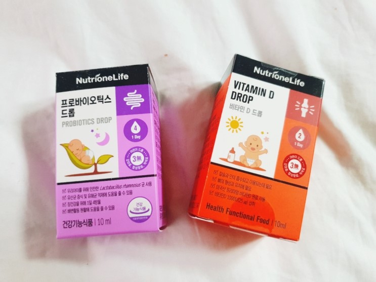 영유아도 편하게 섭취 할 수 있는 유산균 프로바이오틱스 드롭 아기 영양제 후기 !!