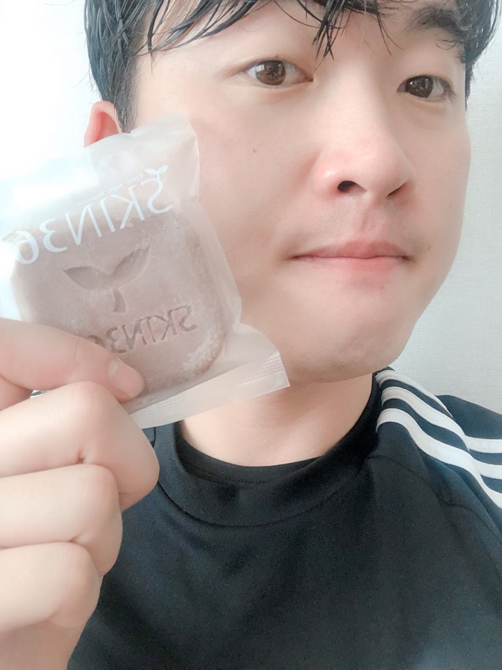 천연비누 스킨365 아몬드 카카오 비누