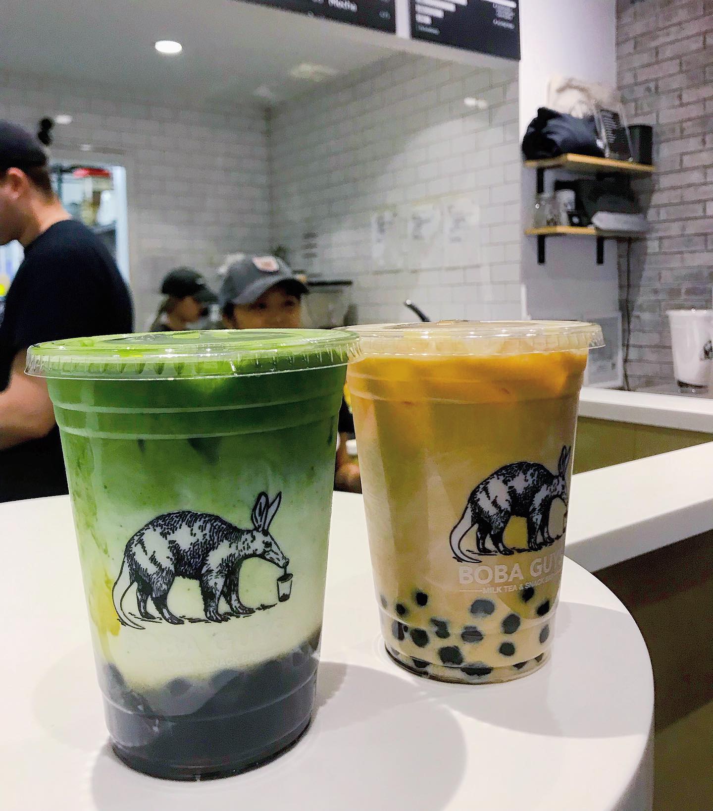 Since boba guys, I can’t have bubble tea from any other place now 😋
Green tea latte & Milk tea