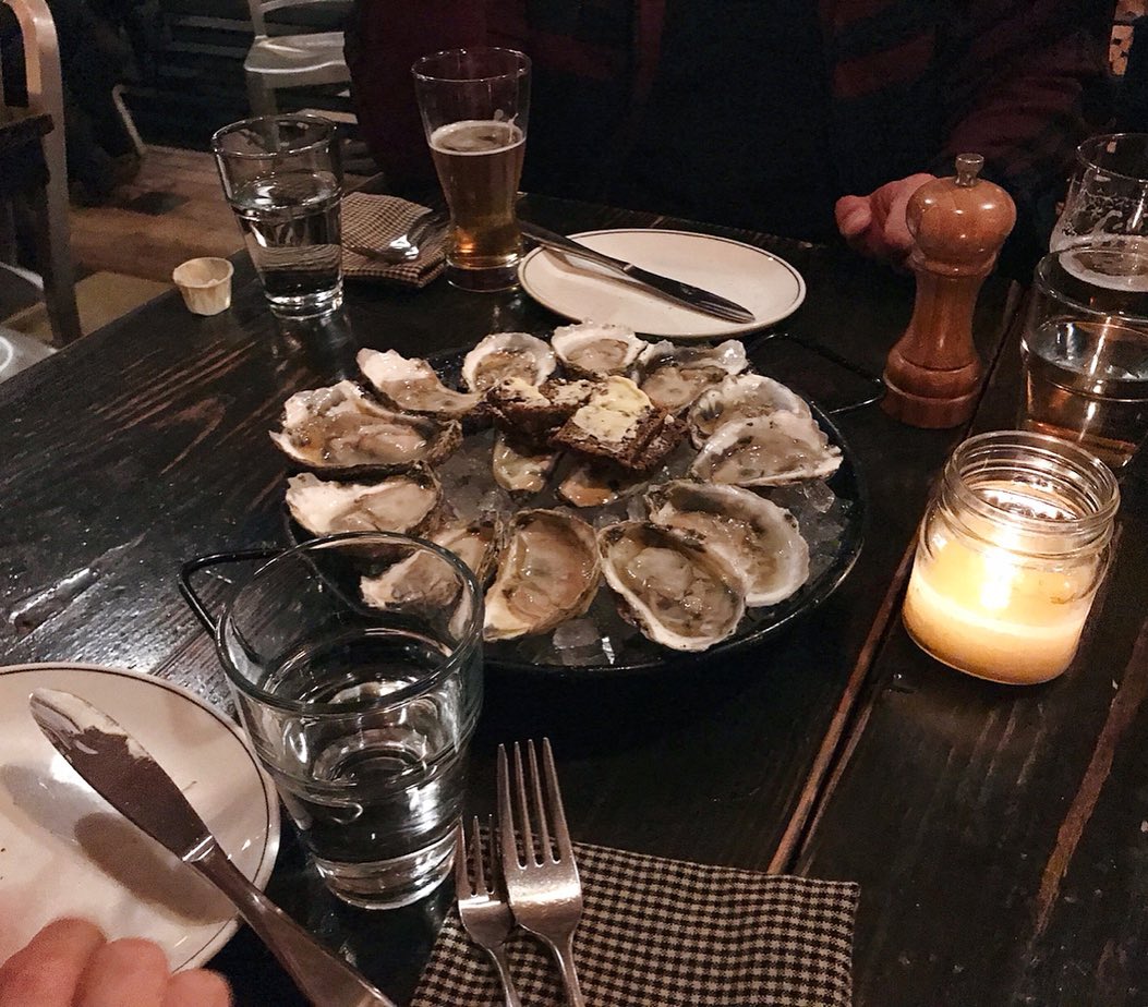 Oyster, Pasta & Steak