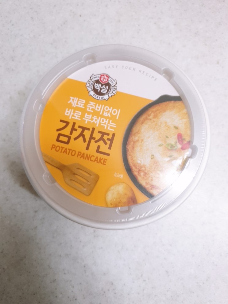 CJ제일제당 컵전 :) 비오는 날엔 감자전 & 김치전