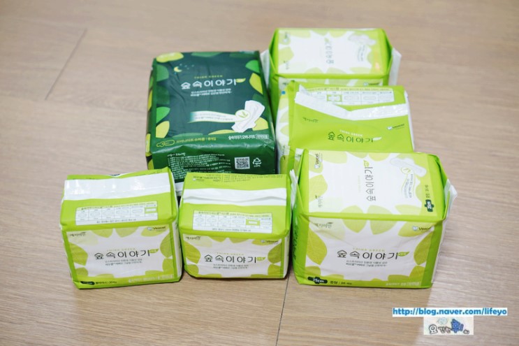 국산생리대/예지미인숲속이야기Veocel™ 친환경유래소재로 몸에 나쁘지 않은 생리대