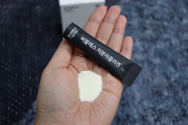 버블레스 저분자 콜라겐 하루 한포 건강한 피부 만들기!
