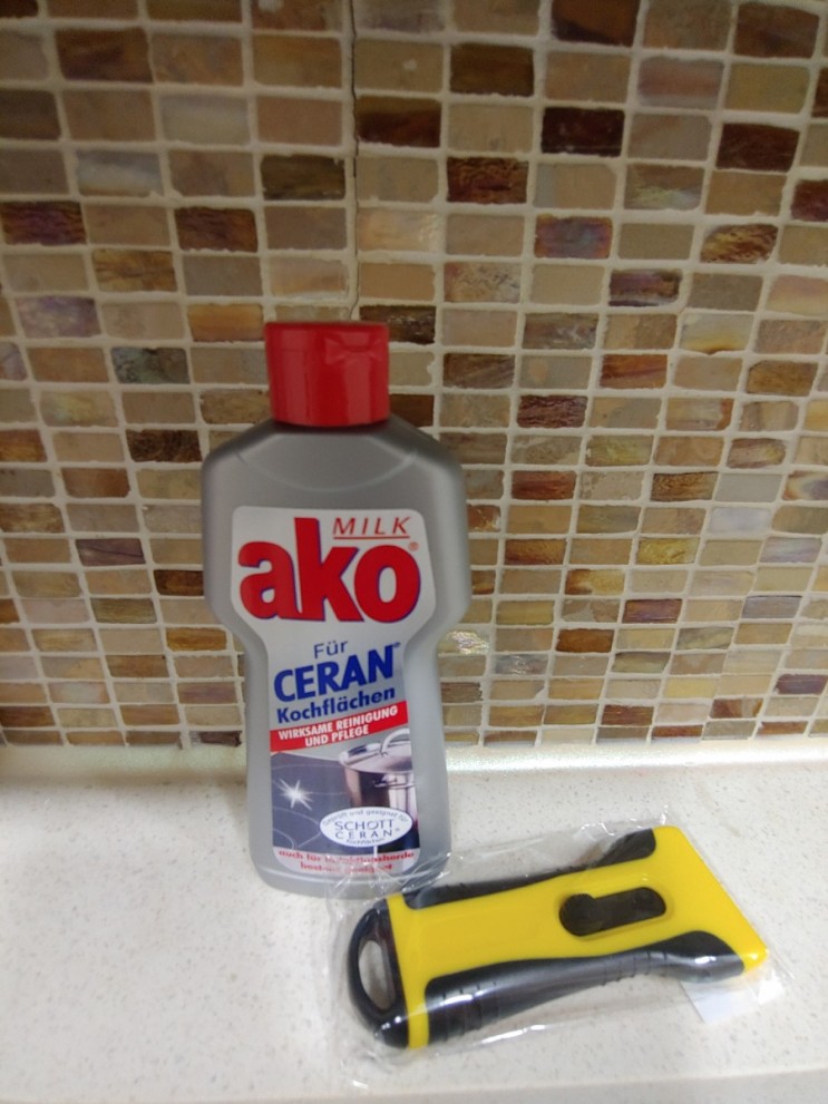 인덕션 청소)전자렌지 인덕션 오븐 청소  찌든때 클리너 ako milk ceran 아코밀크 클린