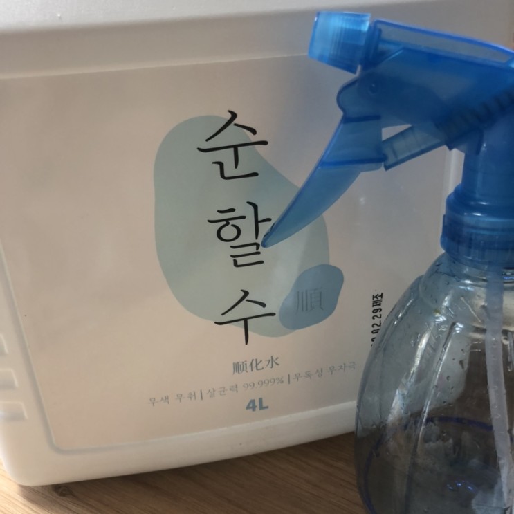 [살균소독제 추천] 순할수 살균소독수(코로나 퇴치!!뿌리는 살균소독제 대용량)