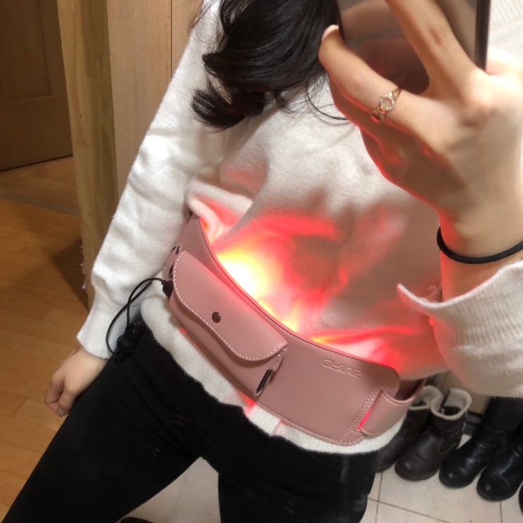 시리어스 LED 벨트 온열찜질기 뱃살부자 복부관리 중 ㅎㅎ